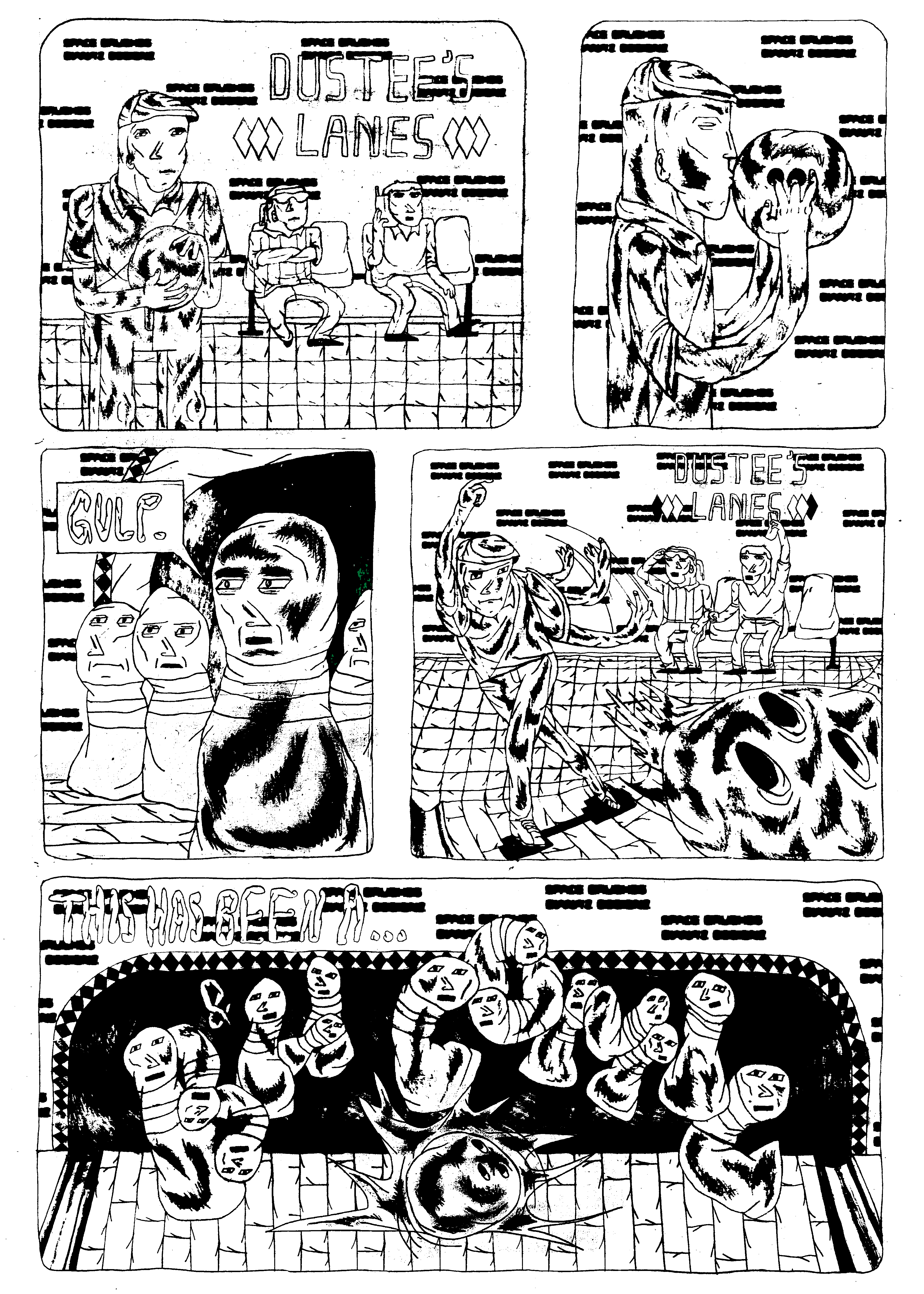 Dustee's Lanes comic